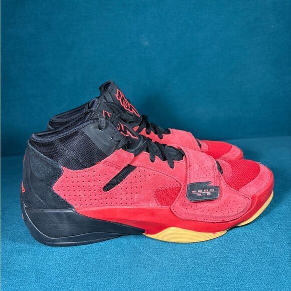 Size 11 - Men’s Nike Air Jordan Zion 2 black and red shoes - Picture 3 of 10